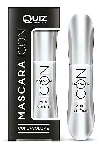 Туш для вій ICON "Підкручування і об"єм" Quiz Mascara ICON Curl & Volume 9гр