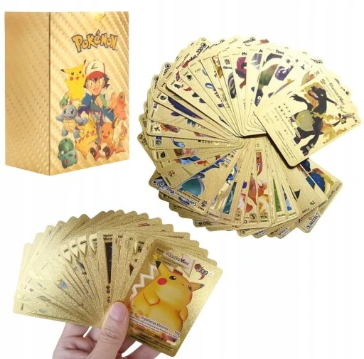Набір колекційних карт Pobutka24 Колекція карт Golden Pokemon 55 штук