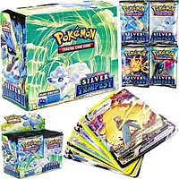 Набор колекционных карт TOYS Pokemon Silver Tempest Game Cards Box 360 Cards