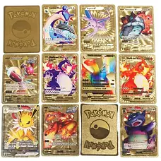 Набір колекційних карт TOYS Pokemon Golden Collector Cards 55 ПК Золоті, фото 3