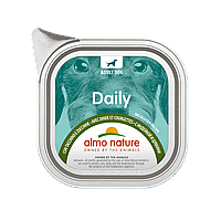 Влажный корм для собак Almo Nature Daily Dog TURKEY & ZUCCHINI Паштет индейка и цуккини 100 г