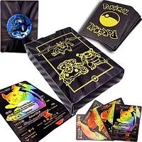 Набір колекційних карт TOYS Pokemon Black Collector Cards 55 ПК чорні