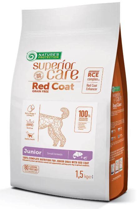 NP Superior Red Coat Junior Small Breeds для собак рудого окрасу з лососем, 1.5кг