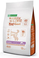 NP Superior Red Coat Junior Small Breeds для собак рудого окрасу з лососем, 1.5кг