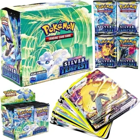 Набір колекційних карт TOYS Pokemont Silver Tempest 360 Карти колекціонера, фото 1