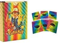 Набор колекционных карт Scibor Miniatures Pokemon Cards Rainbow красочная коллекция 55