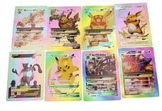 Набір колекційних карт Foteleamo Pokemon Cards Rainbow Gold 55 Collector's PCS, фото 3