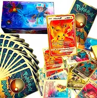 Набор колекционных карт POKE 3D 3D Pokemon Cards. Три измерения 50 штук