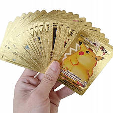 Набір колекційних карт jkhg Collector's Pokemon Gold Film Card 55 ПК, фото 4