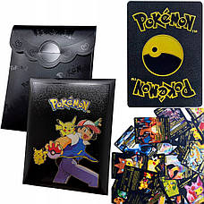 Набір колекційних карт poke Pokemon Cards Black Black 10 pcs Vmax GX Sachet, фото 3