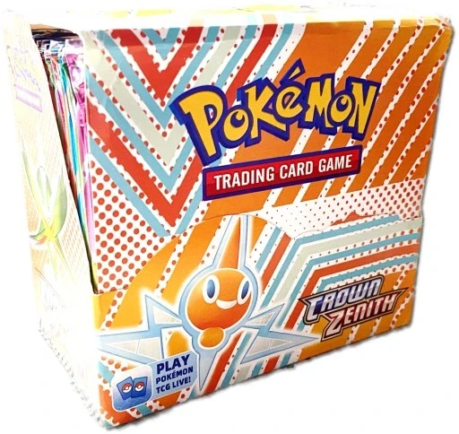 Набір колекційних карт Foteleamo Pokemon Crown Zenith 360 Mega Box Cards