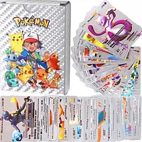 Набор колекционных карт Foteleamo Коллекционные карты Pokemon Silver Foil 55 ПК