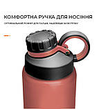 Пляшка для води CASNO 500 мл KXN-1234 Помаранчева, фото 6