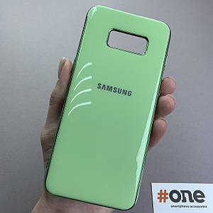 Чохол для Samsung Galaxy S8 глянцевий жіночий чохол на телефон Самсунг С8 салатовий X5Y