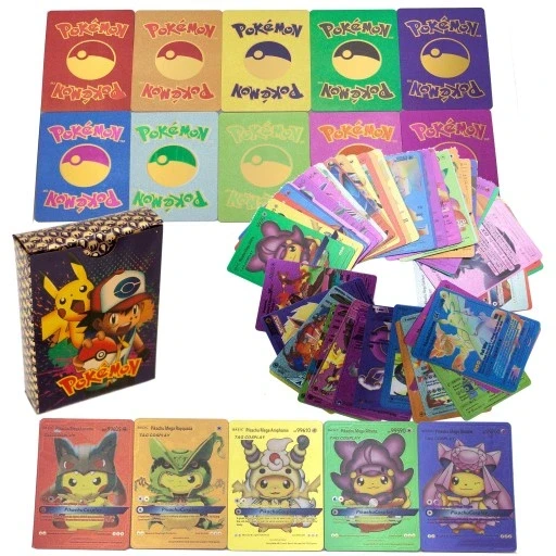 Набір колекційних карт BFPK Барвисті карти Pokemon 55 Колекціонер