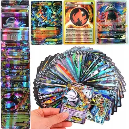 Набір колекційних карт takar Колекційні картки Pokemon GX Mega Ex 100 Cards, фото 1