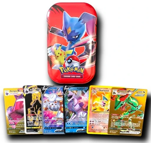 Набір колекційних карт Foteleamo Pokemon Cards Mega Can 50 pcs, включно з 24 спеціальними
