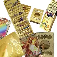Набор колекционных карт Foteleamo Золотая коллекция легендарных карт Pokemon 55 штук