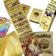 Набір колекційних карт Foteleamo Золота колекція легендарних карт Pokemon 55 штук