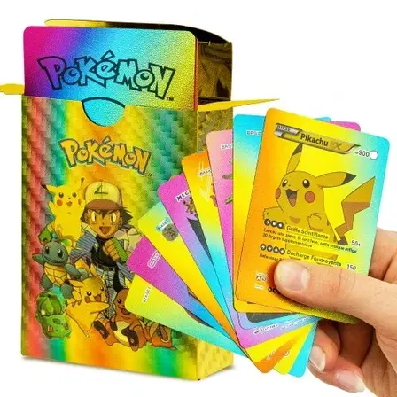 Набір колекційних карт Foteleamo Pokemon Rainbow Rainbow Cards 55 ПК, фото 1