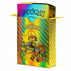 Набір колекційних карт Foteleamo Pokemon Rainbow Rainbow Cards 55 ПК, фото 4