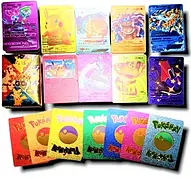Набір колекційних карт Foteleamo Барвисті карти Pokemon Cards 55 Mix Collector Cards