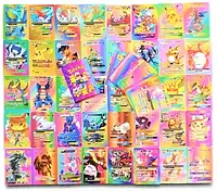 Набор колекционных карт Foteleamo Карты Rainbow Pokemon 55 PCS Collector Cards