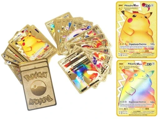 Набір колекційних карт Foteleamo Карти Golden Pokemon Set 55 Collector