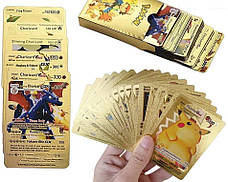 Набір колекційних карт Foteleamo Карти Golden Pokemon Set 55 Collector, фото 4