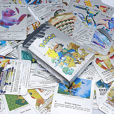 Набір колекційних карт Pokemon Карти срібних покемонів встановлюють 55 шт колекціонера, фото 4