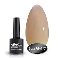 Камуфлирующая база Base FR -017 Nice for you 8.5 мл - серо-бежевая база для ногтей