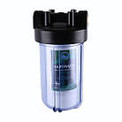 Фільтр-колба прозора ! поліпропіленовий картридж Bіоsystems SL10TS-BB Big Blue 10", 1" | 000015725, фото 3