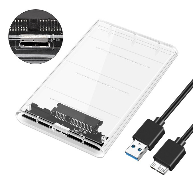 Кишеня зовнішня SSD USB 3.0 для SSD HDD 2.5 жорсткого диска на SATA живлення конвертер адаптер перехідник до вінчестер, фото 1
