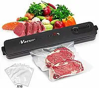 Кухонный вакуумный упаковщик вакууматор пищевых продуктов Vacuum Sealer оригинал