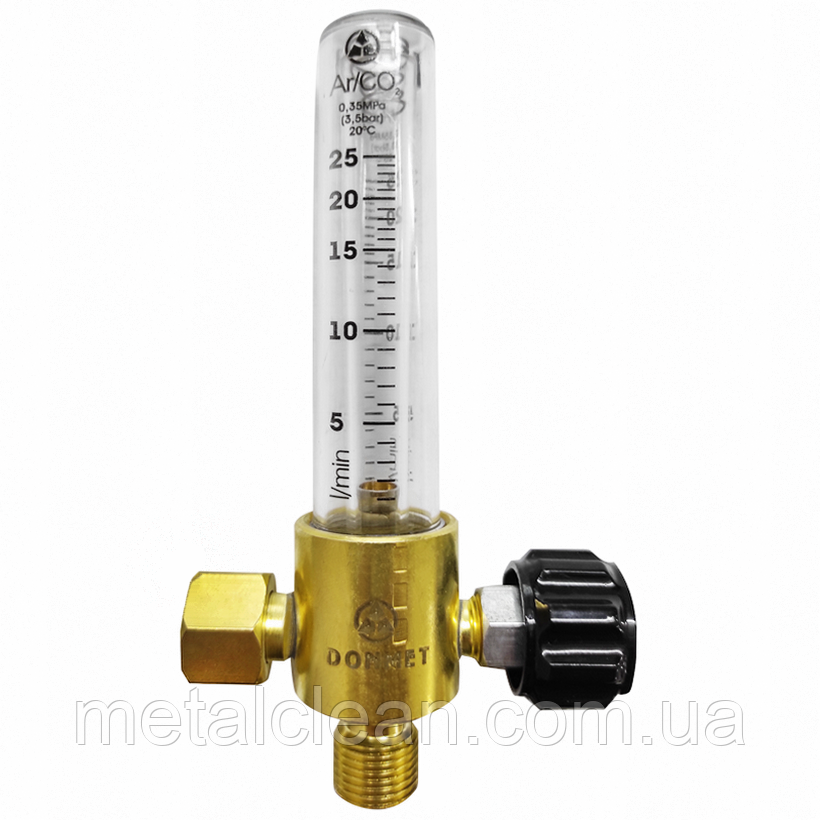 Ротаметр-25 Ar/CO2 ДМ з накидною гайкою М16х1,5