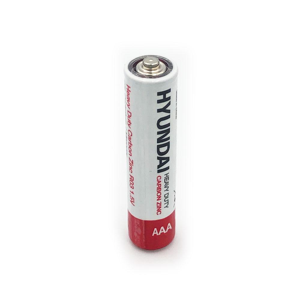 Батарейка AAA (R03) Hyundai Heavy Duty Zinc (1.5v) 1шт., фото 1