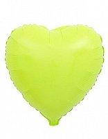 Воздушный шарик Маленькое сердце 5" желтый