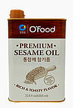 Олія кунжутна, Кунжутна олія, не рафінована, Тм Офуд, Chungjungone O'food Premium Sesame Oil, Ofood, 1 л, во, фото 2