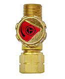 Вентиль горючого газу G3/8" LH MESSER, фото 9