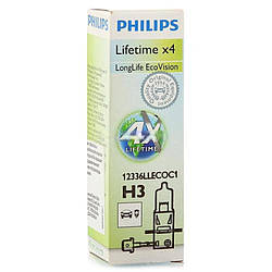 Галогенна лампа Philips LongLife EcoVision H3 (12336 LLECO C1) 