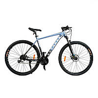 Спортивний велосипед 29 дюймів (рама 21", 24 швидкості, 75% складання, Shimano) Corso Antares AR-29507 Блакитний