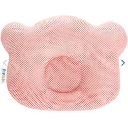 Подушка дитяча ортопедична Ведмедик ТM PAPAELLA для немовлят 20х27х5 см пудра