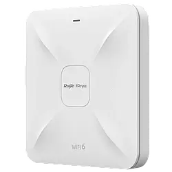 RG-RAP2260(E) 
Внутрішня двохдіапазонна Wi-Fi 6 точка доступу серії Ruijie Reyee