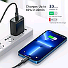 Кабель зарядний Lightning Kuulaa USB Type C for Lightning 30 W 2 м Black (KL-X64), фото 3