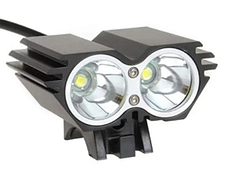 Подвійний ліхтар на кермо велосипеда з акумулятором, передній ліхтар на велосипед Х2