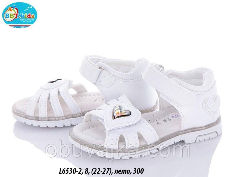 Літнє взуття оптом Босоніжки для дівчинки від виробника BBT (рр 22-27)