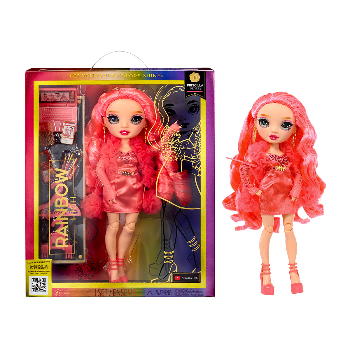 Лялька Rainbow High S23 – Прісцилла Перез 583110