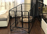Манеж для собак складаний Модульний вольєр для цуценят Металева клітка для тварин Загін для собак, фото 7