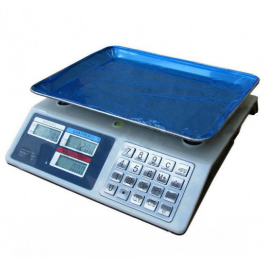 Торгові ваги Domotec MS-982s до 50 кг із лічильником ціни