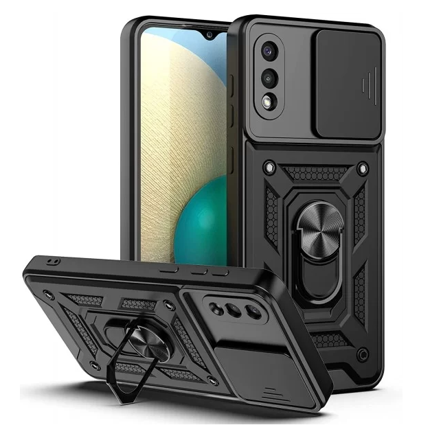 Ударостійкий чохол Camshield Serge Ring for Magnet для Samsung Galaxy A02 (SM-A022) / M02 (SM-M022F), фото 1